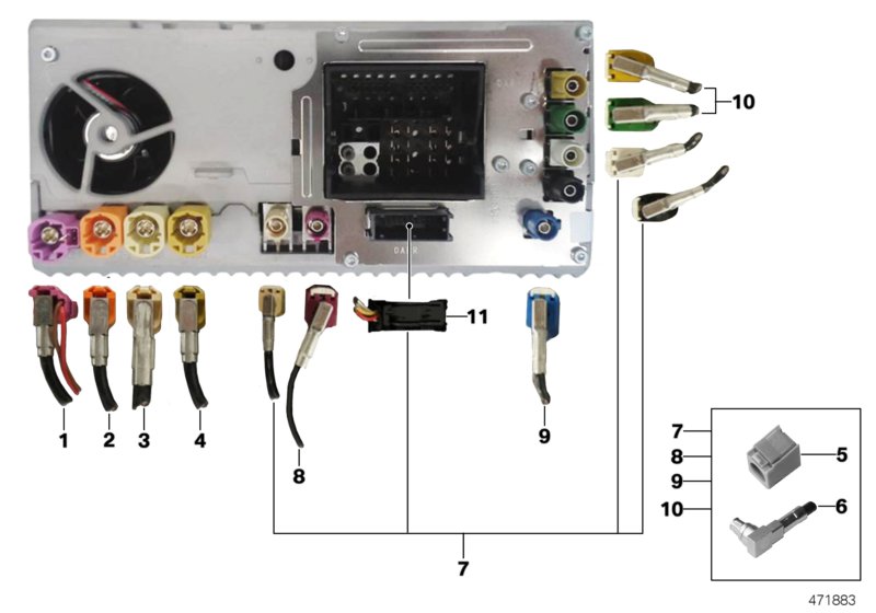 Car part diagram