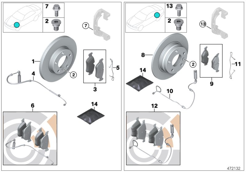 Car part diagram