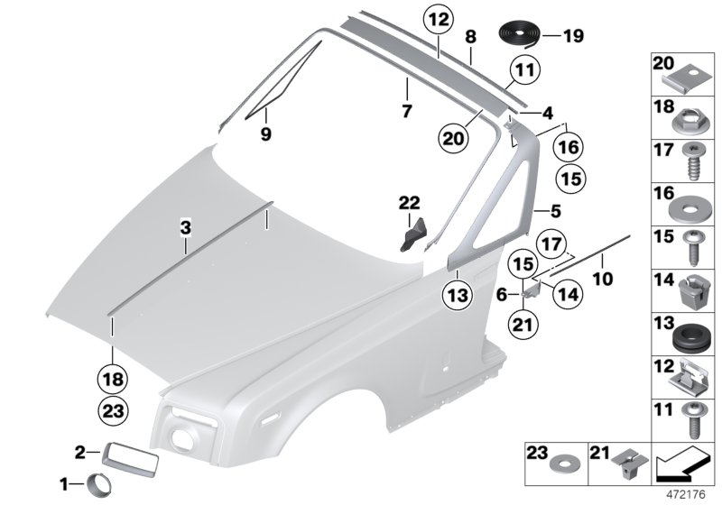 Car part diagram