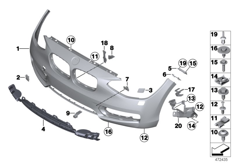 Car part diagram