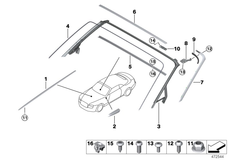 Car part diagram