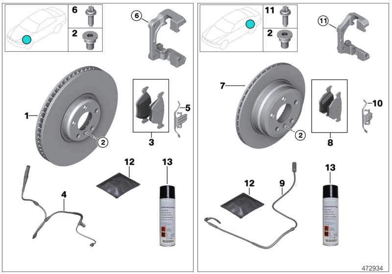 Car part diagram