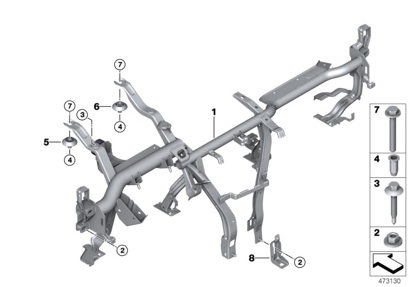 Car part diagram