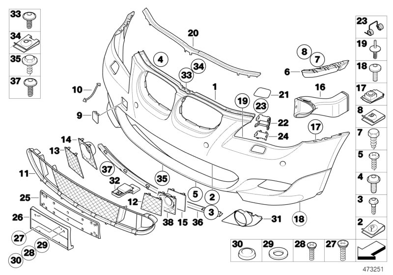 Car part diagram