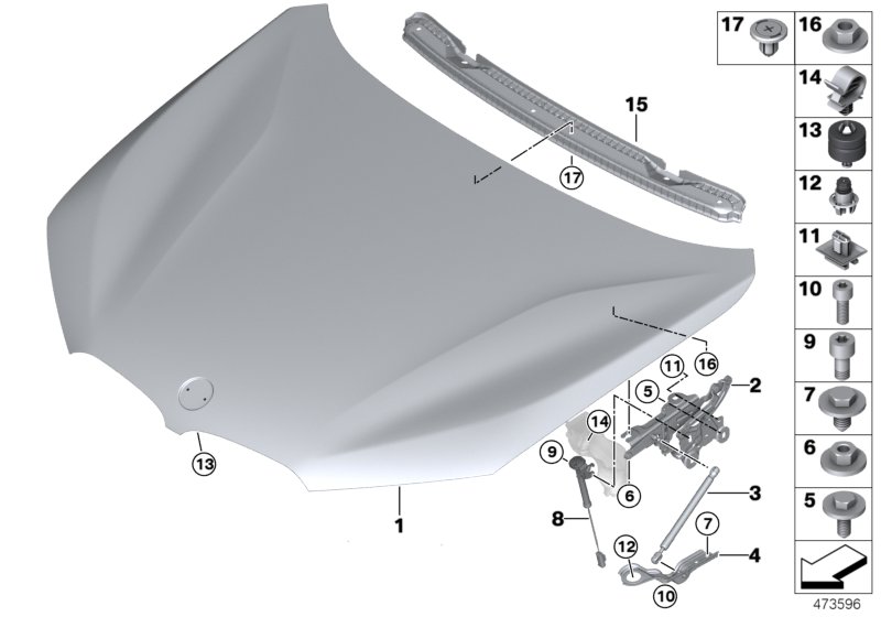 Car part diagram