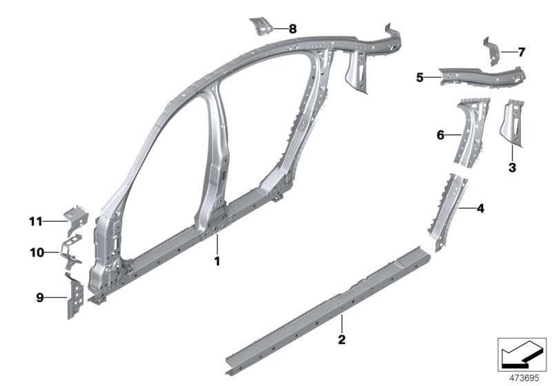 Car part diagram
