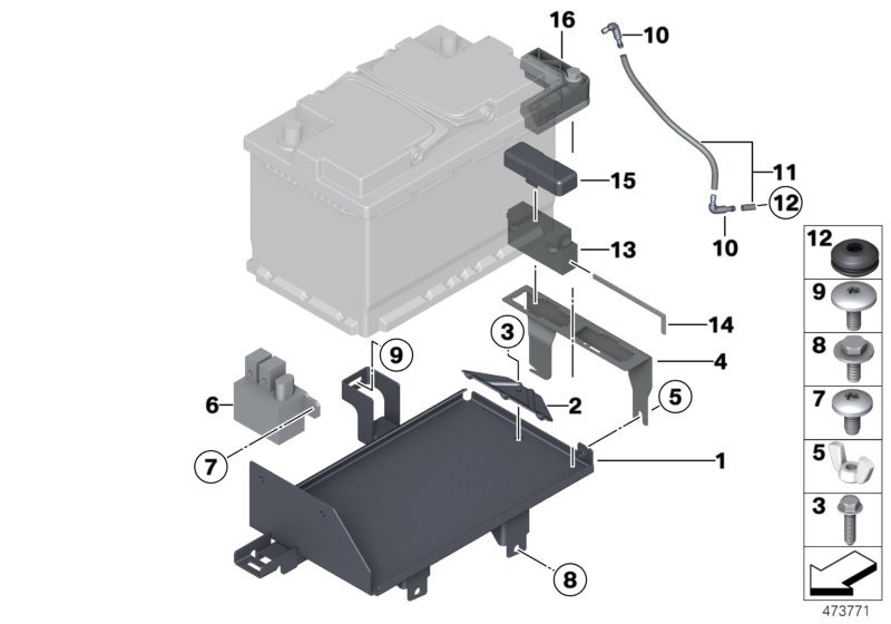 Car part diagram