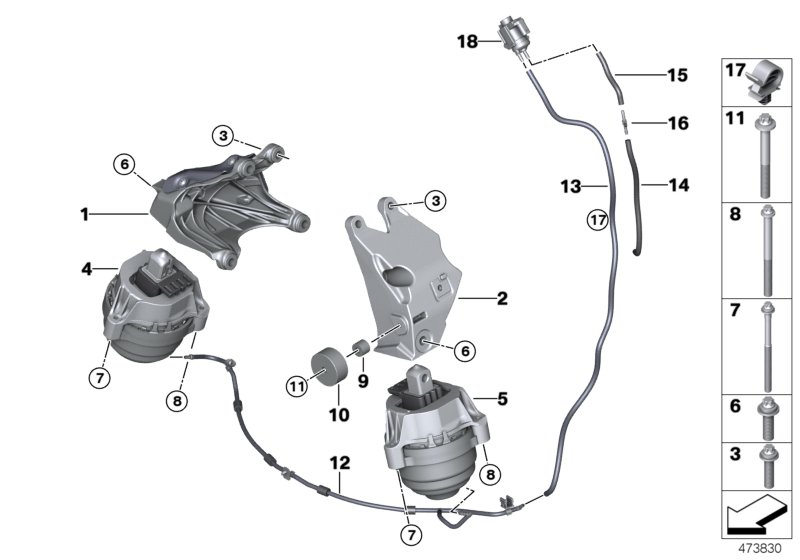 Car part diagram