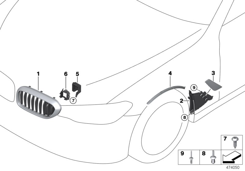 Car part diagram