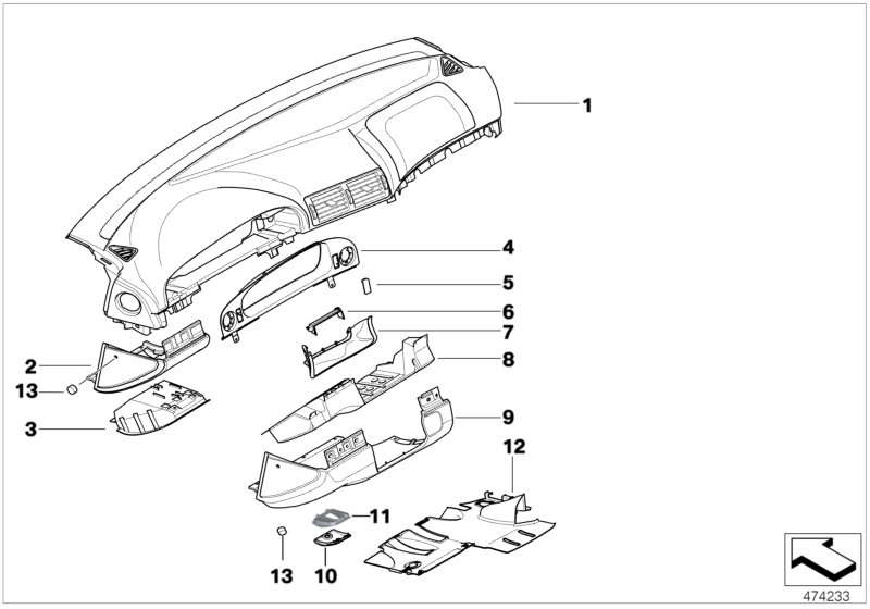 Car part diagram