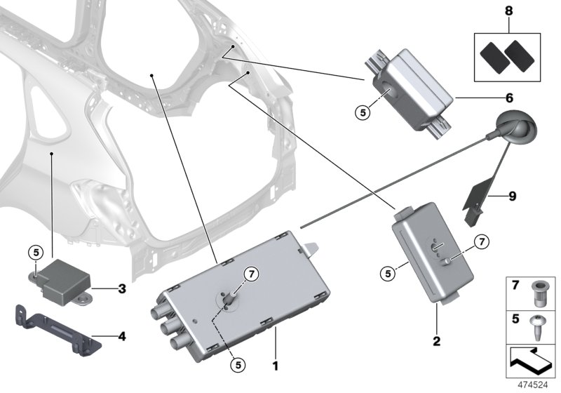 Car part diagram