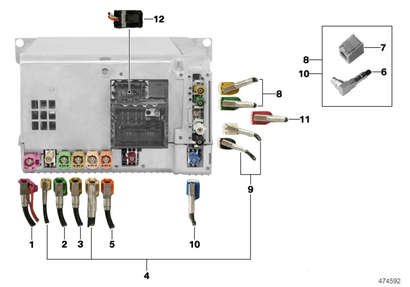 Car part diagram