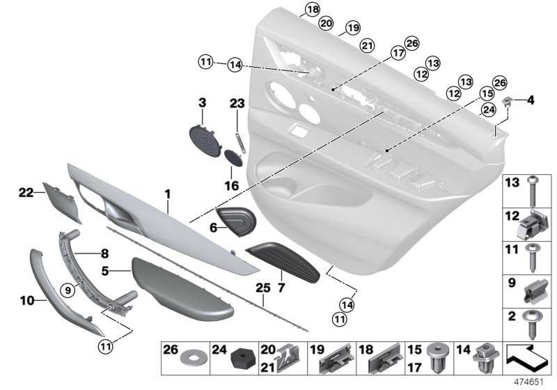 Car part diagram