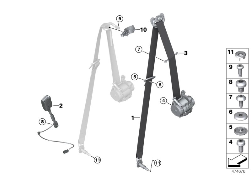 Car part diagram