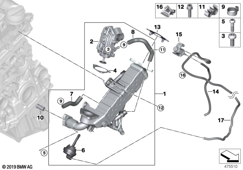 Car part diagram