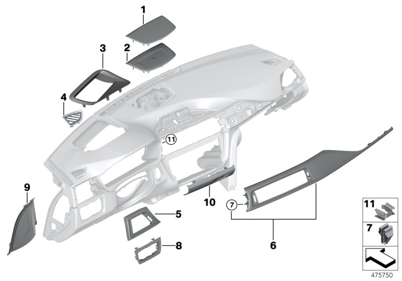 Car part diagram