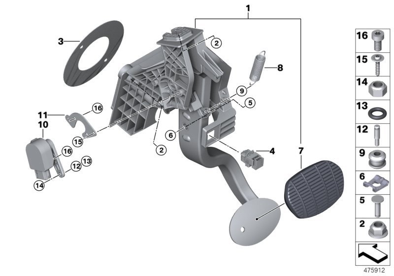 Car part diagram