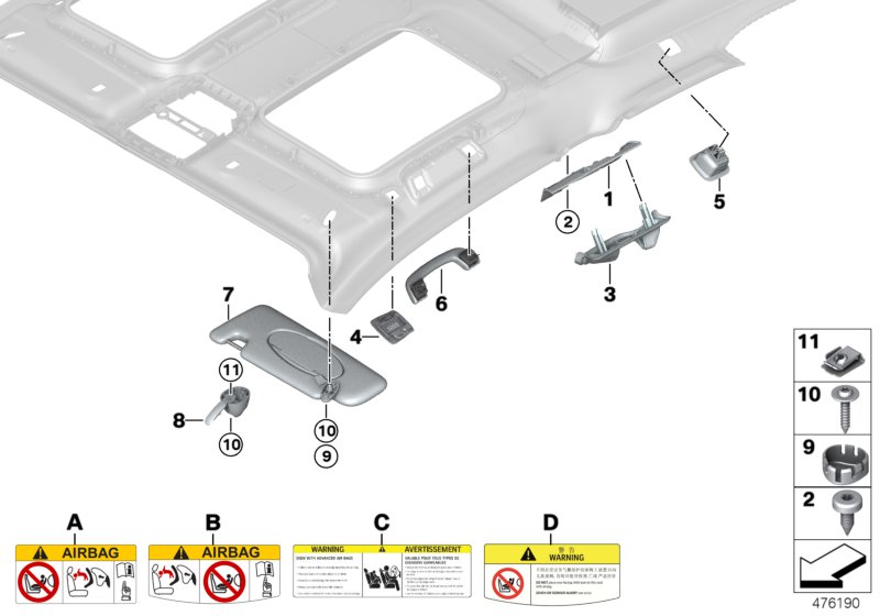 Car part diagram