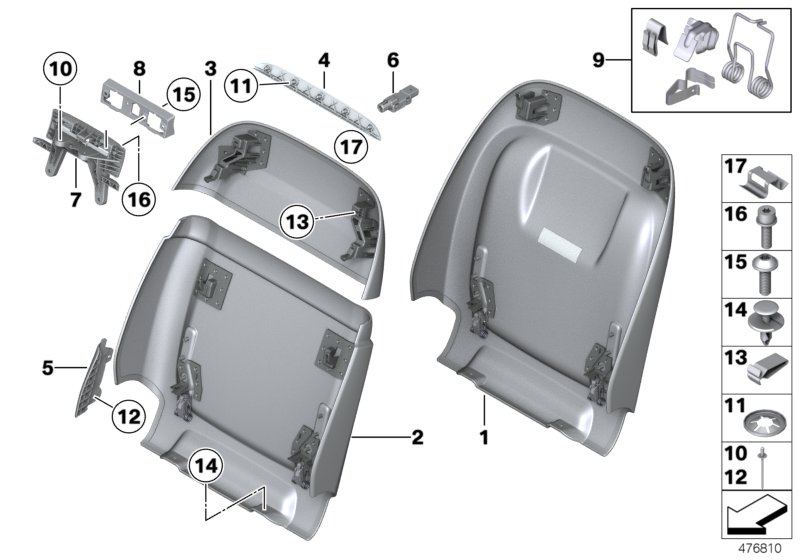 Car part diagram