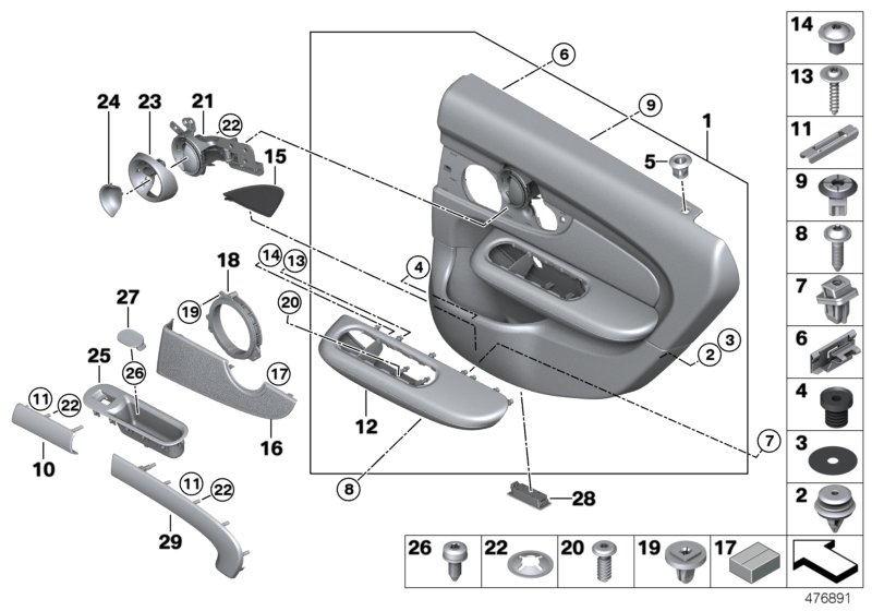 Car part diagram