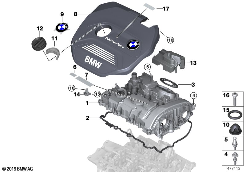 Car part diagram