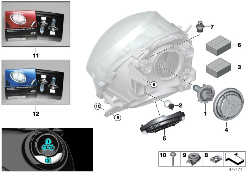 Car part diagram