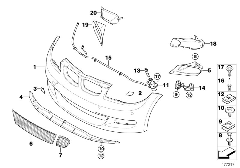 Car part diagram