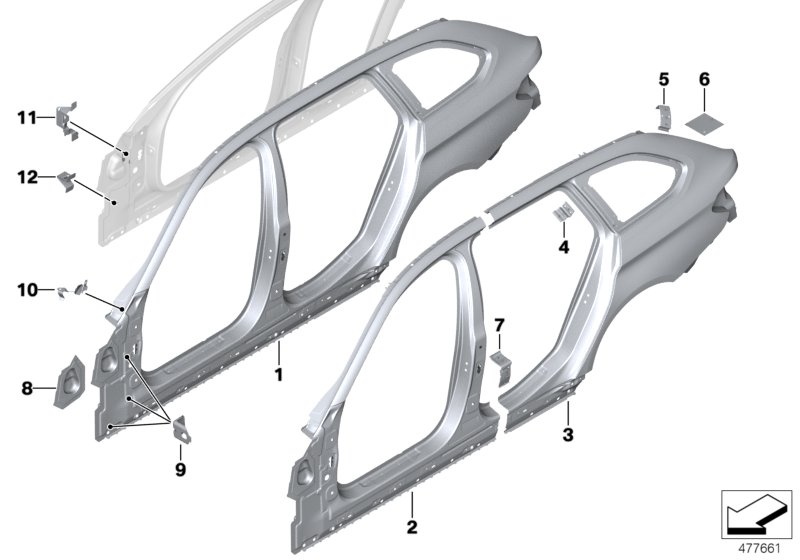 Car part diagram