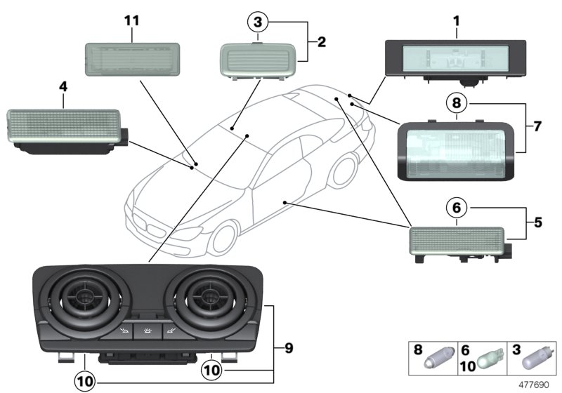 Car part diagram