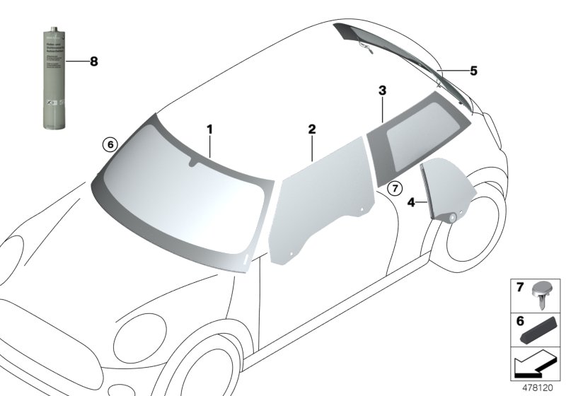 Car part diagram