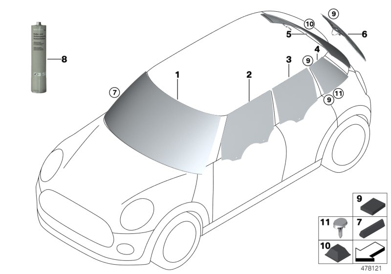 Car part diagram