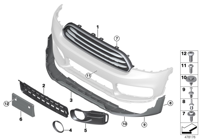 Car part diagram