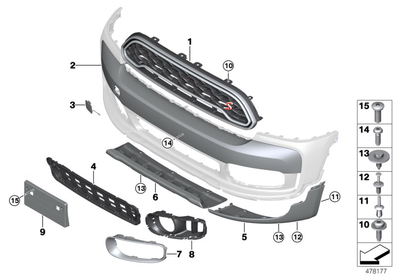 Car part diagram