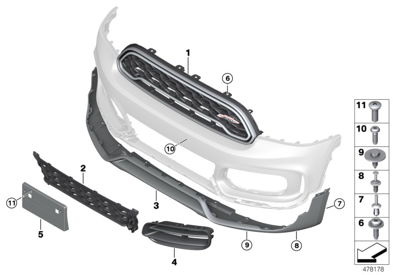 Car part diagram