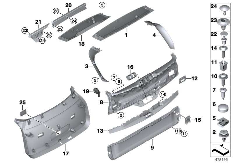 Car part diagram