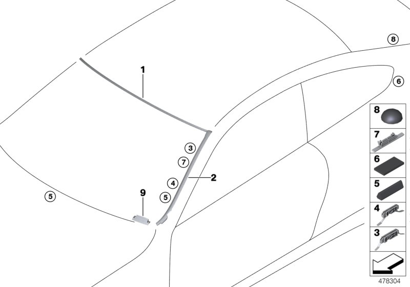 Car part diagram