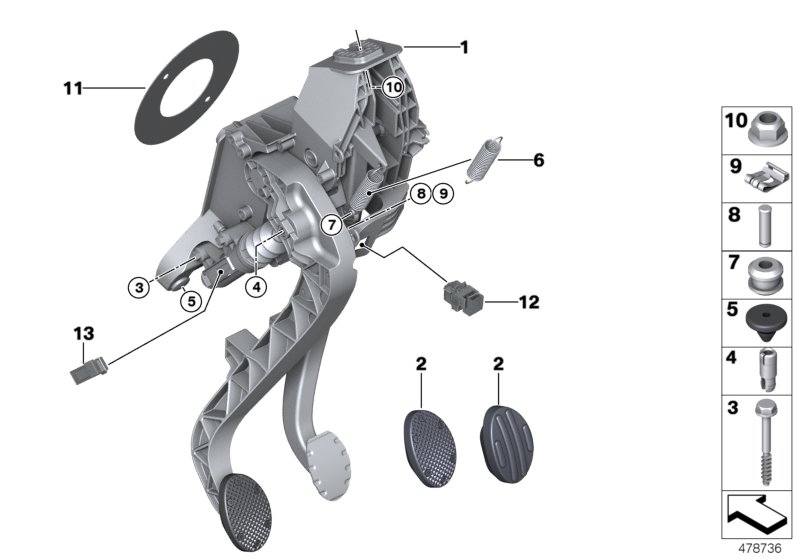 Car part diagram