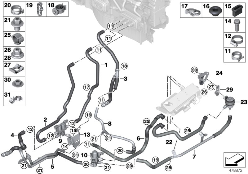 Car part diagram