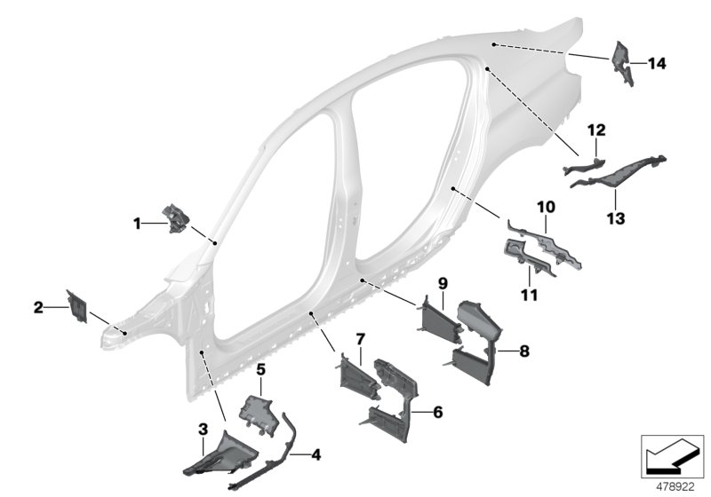 Car part diagram