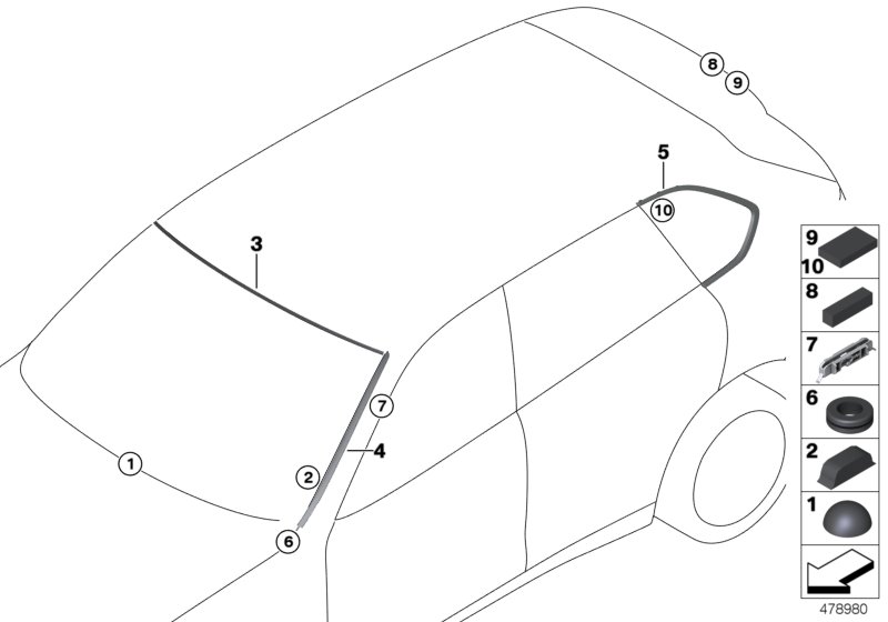 Car part diagram