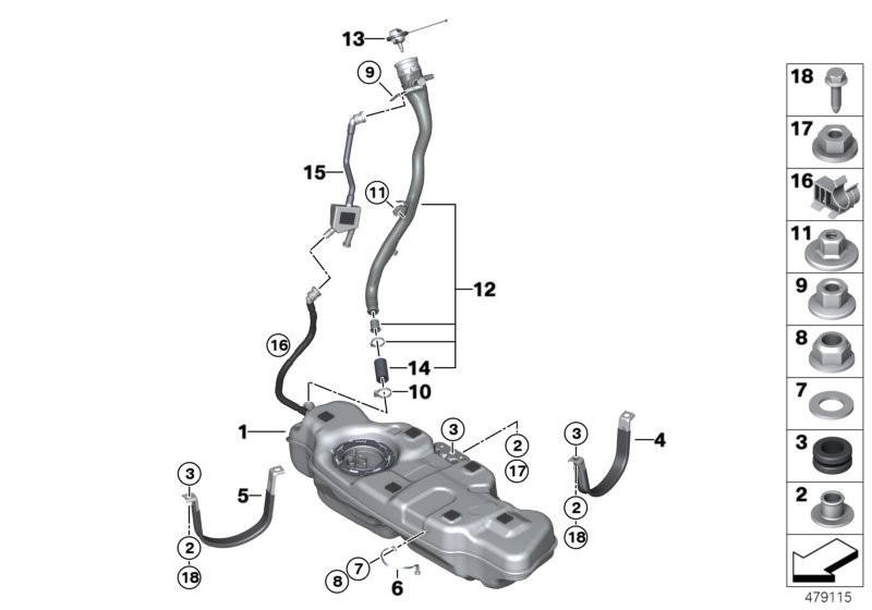 Car part diagram