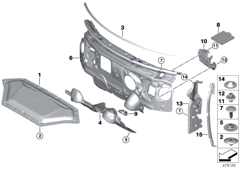 Car part diagram