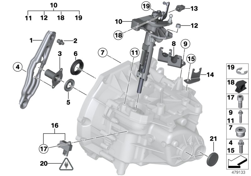 Car part diagram