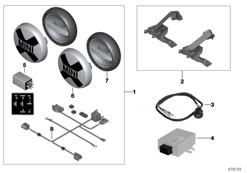 Car part diagram