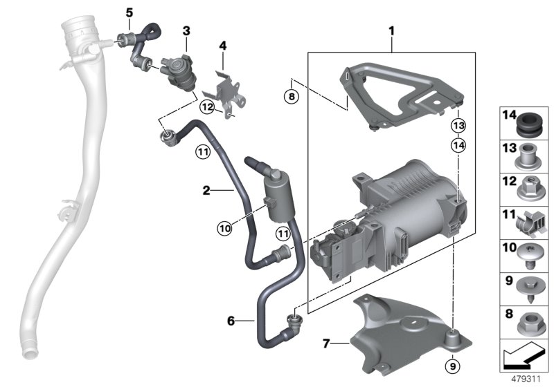 Car part diagram