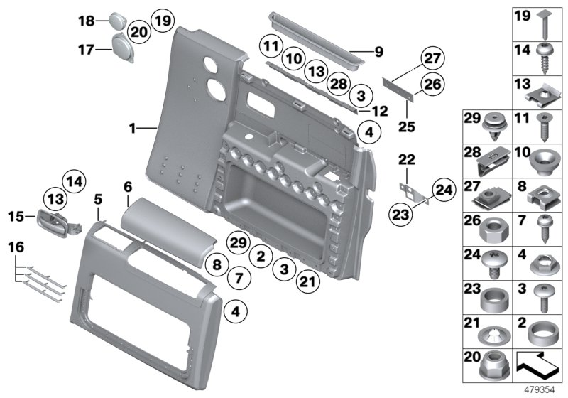 Car part diagram