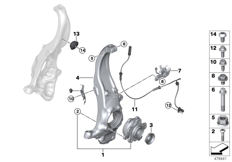 Car part diagram