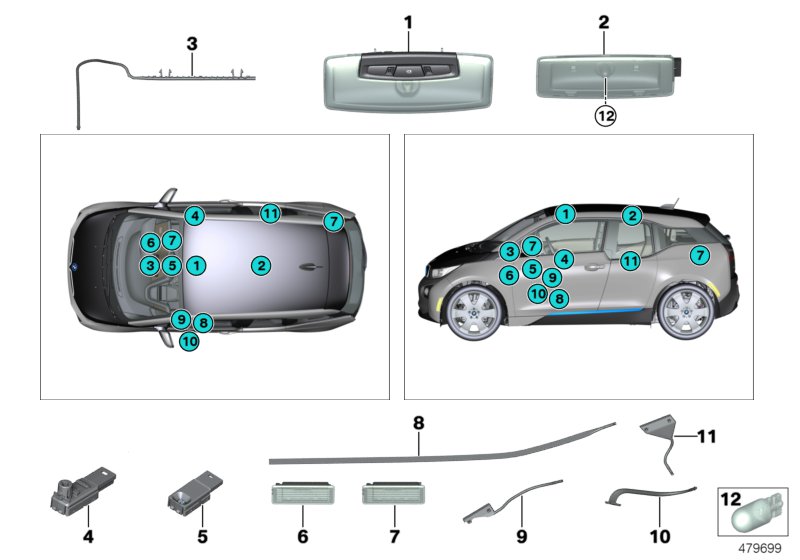 Car part diagram