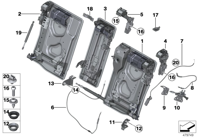 Car part diagram