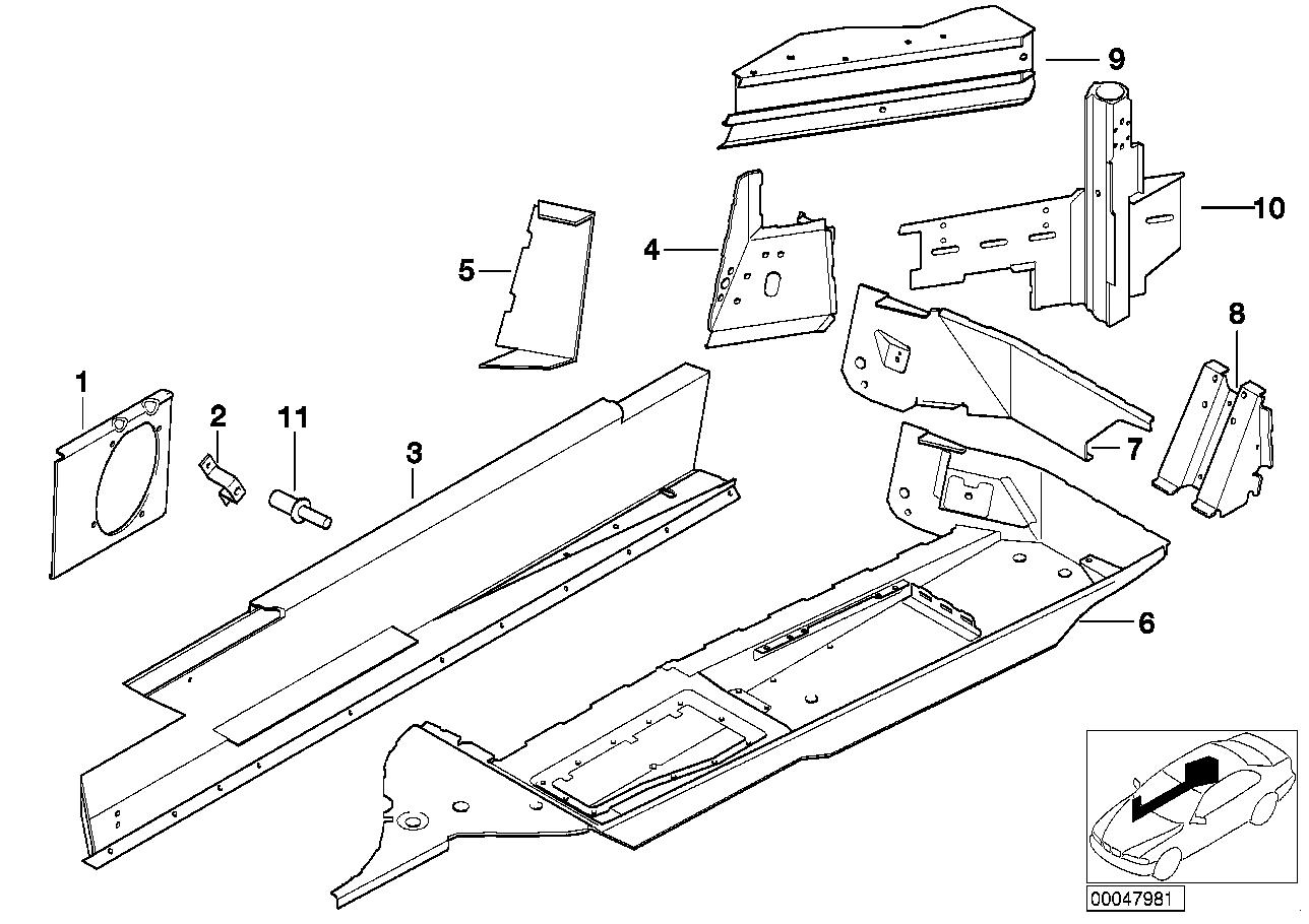 Car part diagram